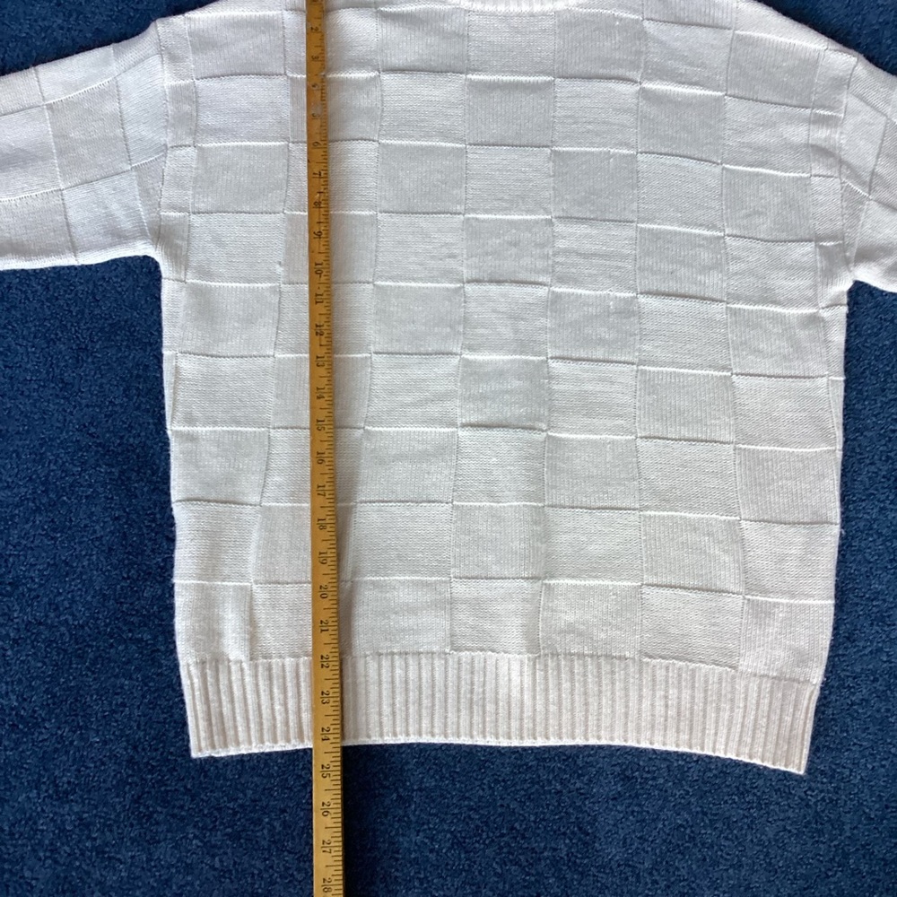 Rumours Cream Mock Turtleneck Sweater - S/M - Picture 5 of 8